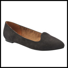 Moda de nueva llegada Potted punta plana ancho Ancho Ladies Shoes (HCY02-1523)
